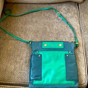 Rare Marc Jacobs SIA Two Tones Green Crossbody